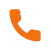 Orange phone icon